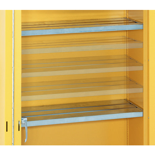 Lyon SA505449N 43" x 18" (Yellow) - Extra Shelves for use with Flammable Liquids Safety Cabinets