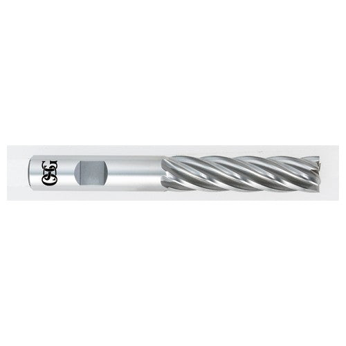 OSG USA, Inc. TP365463100 3/4 Dia. ?3/4 Shank ?3 DOC ?5-1/4 OAL, HSSCo, Bright, 4 Flute, Square, Solid End Mill