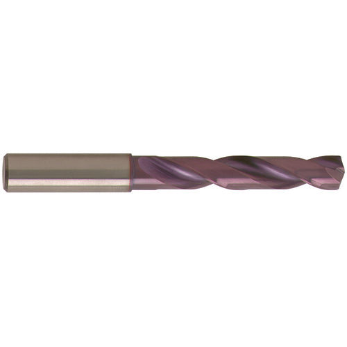 Guhring GD1155150109000 10.9 mm Dia. × 12 mm Shank × 71 mm Flute Length × 118 mm OAL, 5xD, 140°, nano-FIREX, 2 Flute, External Coolant, Round Solid Carbide Drill