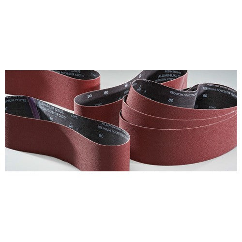 Carborundum MM4254724 11/2"x60"-60 Grit - Aluminum Oxide - Resin Waterproof Cloth Belt