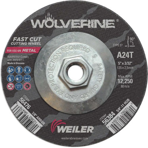 Weiler MK5156384 5X3/32 A24T T27 C/O WHEEL