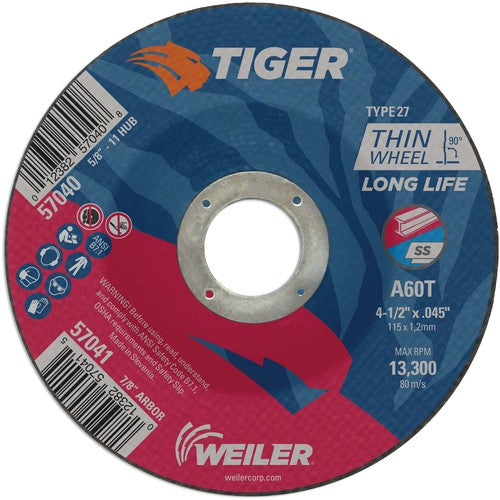 Weiler MK5157041 4-1/2X.045 TIGER TYPE 27 THIN