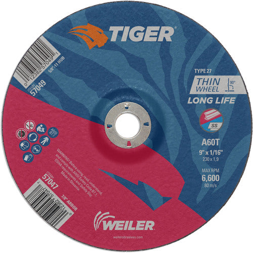 Weiler MK5157047 9X1/16 A60T A/O T27 C/O WHEEL
