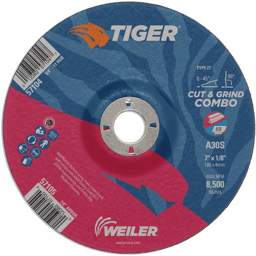 Weiler MK5157105 7X1/8X7/8 A30S A/O T27 COMBO WHL