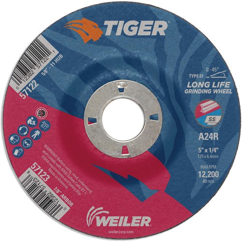 Weiler MK5157123 5X1/4X7/8 A24R A/O T27 GRIND WHL