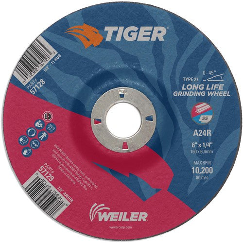 Weiler MK5157129 6X1/4X7/8 A24R A/O T27 GRIND WHL