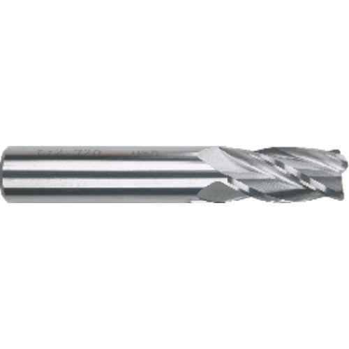 Morse Cutting Tools MT3257906 3/32" Dia. x 1/8" Shank x 3/8" DOC x 1-1/2" OAL, Carbide, Uncoated, 4 Flute, 30° Helix, Plain, External, Square, Solid End Mill Series/List #5943