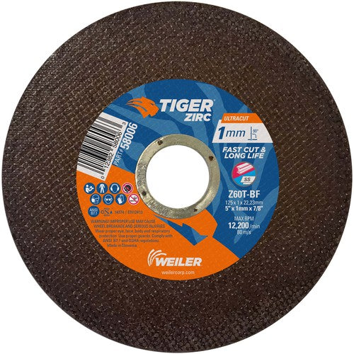 Weiler MK5158006 5X1MM TIGER ZIRC ULTRACUT TYPE