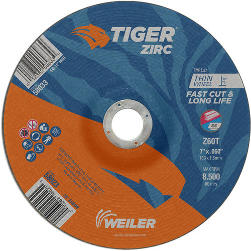 Weiler MK5158023 7X.060 Z60T ZIRC T27 C/O WHEEL