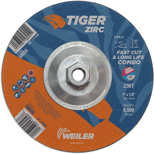Weiler MK5158055 7X1/8 Z30T ZIRC T27 COMBO WHEEL