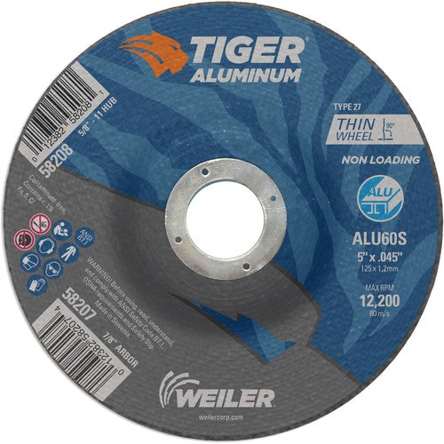 Weiler MK5158207 5X.045 TIGER ALUM T27 C/O WHL