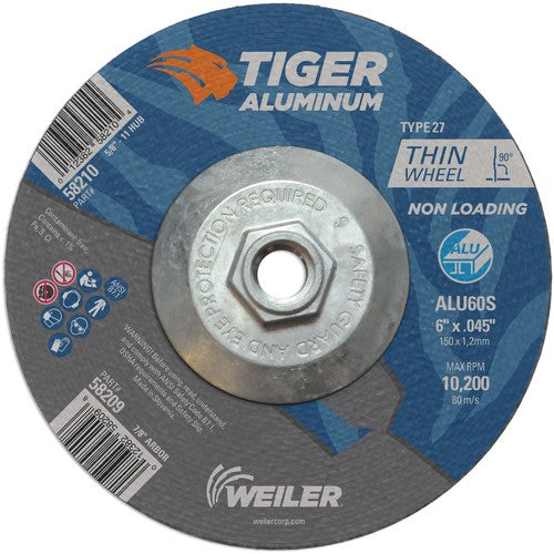 Weiler MK5158210 6X.045 TIGER ALUM T27 C/O WHL