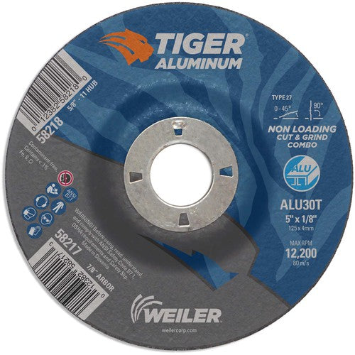 Weiler MK5158217 5X1/8 TIGER ALUM T27 COMBO WHL