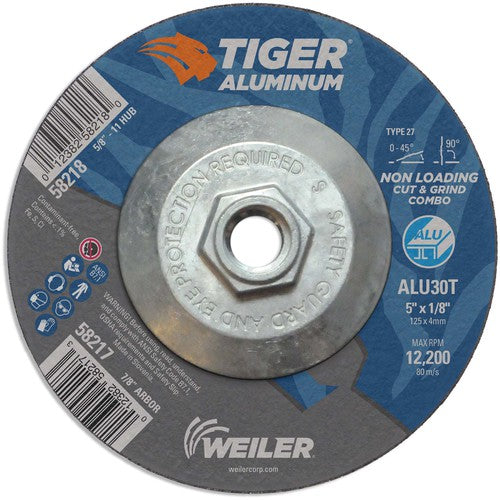 Weiler MK5158218 5X1/8 TIGER ALUM T27 COMBO WHL