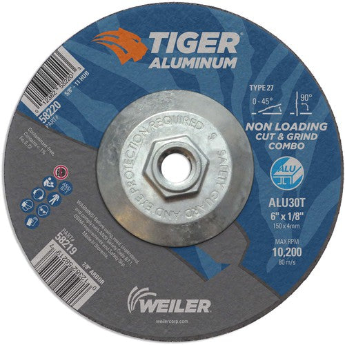 Weiler MK5158220 6X1/8 TIGER ALUM T27 COMBO WHL
