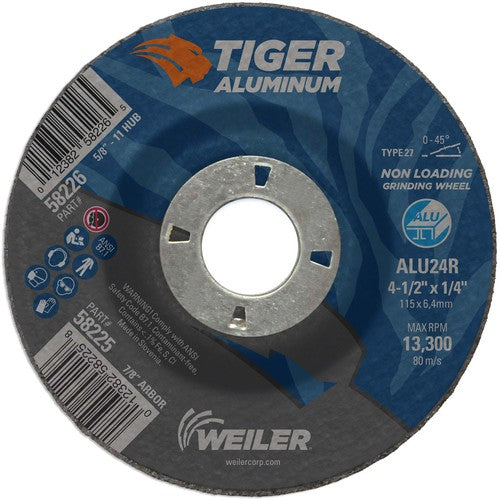 Weiler MK5158225 4-1/2X1/4 TIGER ALUM T27 GRIND WHL