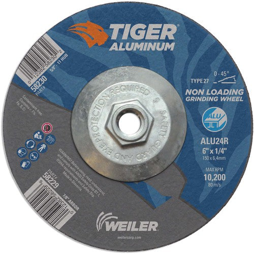 Weiler MK5158230 6X1/4 TIGER ALUM T27 GRIND WHL