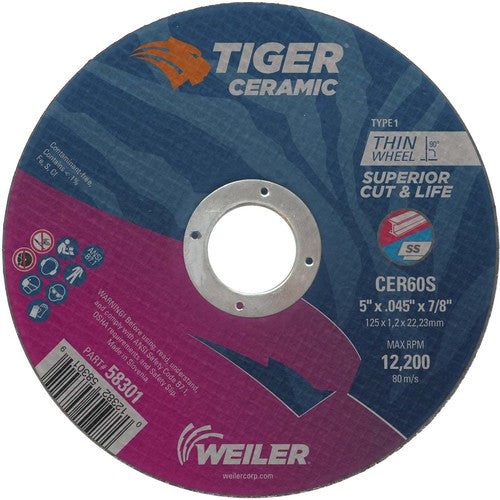 Weiler MK5158301 5X.045 TIGER CERAMIC T1 C/O WHL