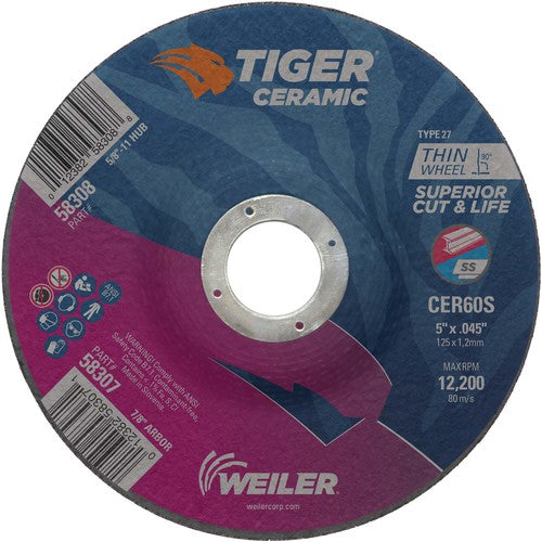 Weiler MK5158307 5X.045 TIGER CERAMIC T27 C/O WHL