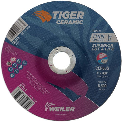 Weiler MK5158311 7X.060 TIGER CERAMIC T27 C/O WHL