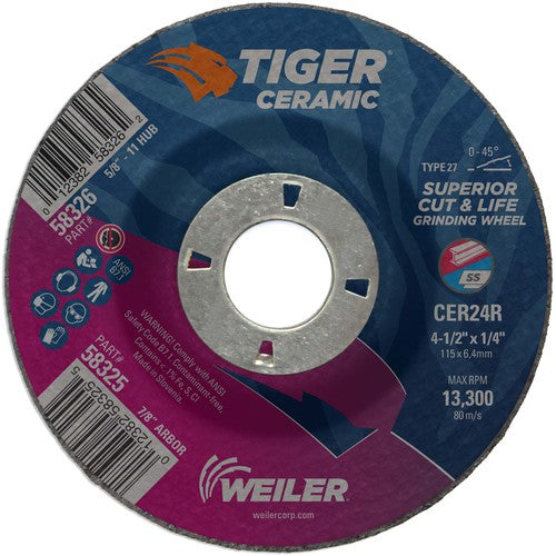 Weiler MK5158325 58325 4-1/2X1/4 TIGER CER