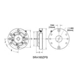 JERGENS HAAS KIT, ROTARY ADAPTER, ZPS, 160MM - 5RA160ZPS-HAAS