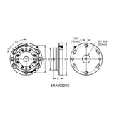 JERGENS HAAS KIT, ROTARY ADAPTER, ZPS, 200MM - 5RA200ZPS-HAAS