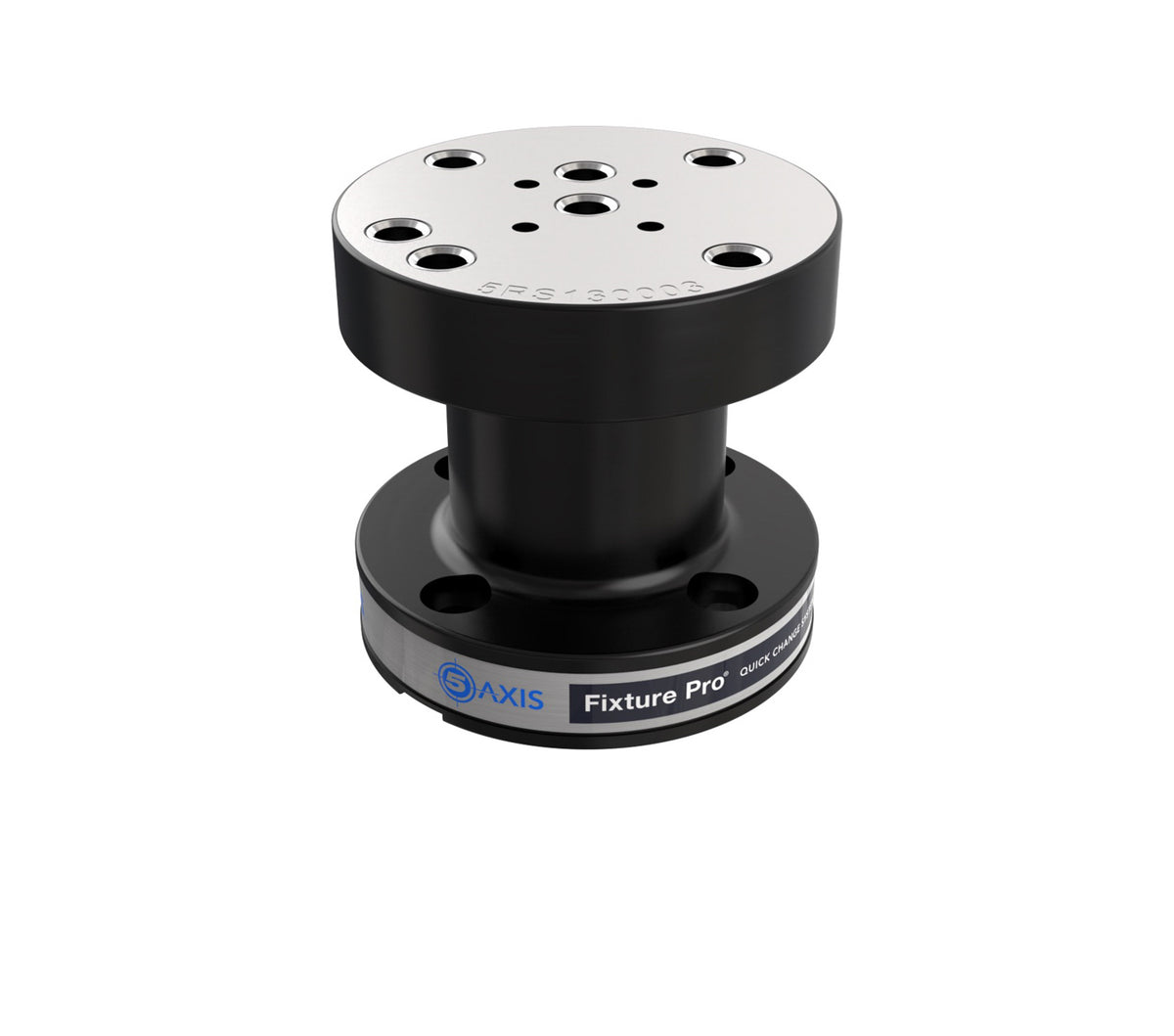 JERGENS RISER, 130MM ROUND BASE BARBELL, 130MM X 125MM TALL, STEEL, QLS, 130MM X 130MM X 125MM - 5RS130003