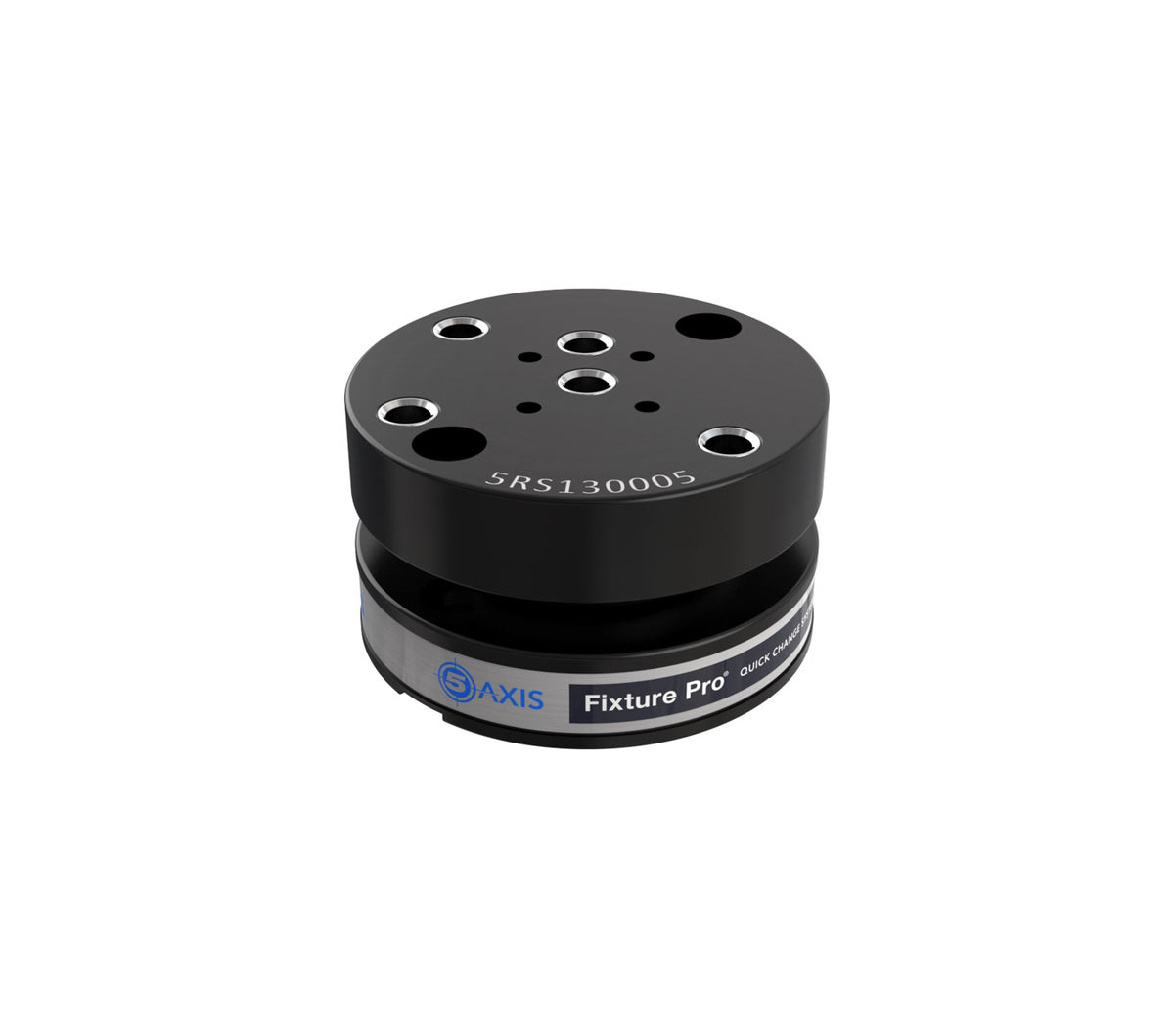 JERGENS RISER, 130MM ROUND BASE BARBELL, 130MM X 75MM TALL, ALUMINUM, QLS 130MM X 130MM X 75MM - 5RS130005