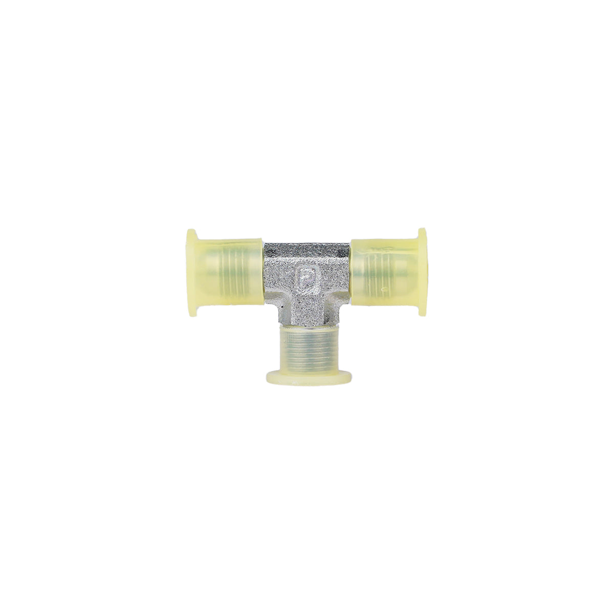 JERGENS FITTING, MALE BRANCH TEE, 3/8 NPT X 1/2 TUBE - 61043