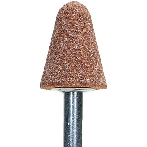 Norton Abrasives MH67A5P24382 3/4" x 1-1/8" 1/4" Spindle Gemini Mounted Point A560 Grit Aluminum Oxide