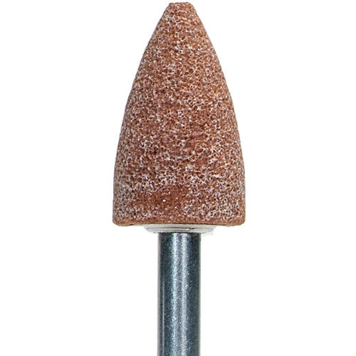 Norton Abrasives MH67A12P24388 11/16" x 1-1/4" 1/4" Spindle Gemini Mounted Point A1260 Grit Aluminum Oxide