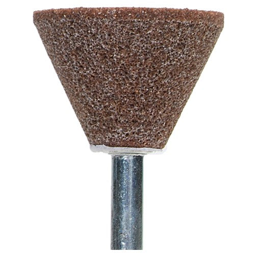 Norton Abrasives MH67A31P24399 1-3/8" x 1" 1/4" Spindle Gemini Mounted Point A31-60 Grit Aluminum Oxide