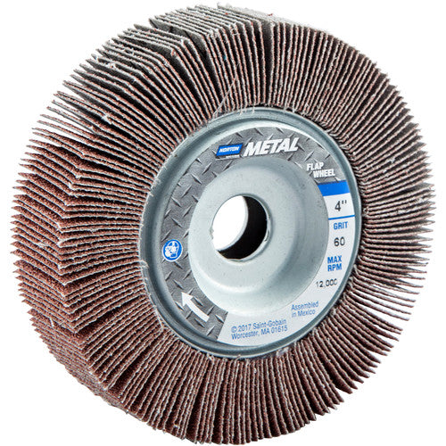 Norton Abrasives MH61FW0402673 4" x 1" x 5/8" Metalite R265 Flap Wheel 60 Grit Aluminum Oxide
