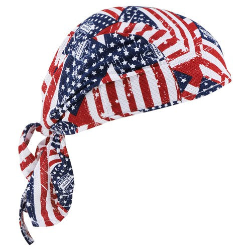 Ergodyne LF6512477 6615 High Performance Dew Rag Stars And Stripes