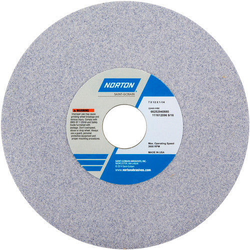 Norton Abrasives MH60070040867 7 x 1/2 x 1-1/4" Toolroom Wheel >4" 32A 46 K VBE Type 01