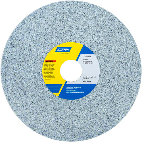 Norton Abrasives MH60080043650 8 x 1/2 x 1-1/4" SG Toolroom Wheel >4" 5SG 46 I VSP Type 01