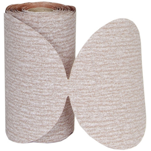 Norton Abrasives MH61D0631475 6" A275OP No-Fil Paper PSA Disc Roll P240 Grit A275 Aluminum Oxide