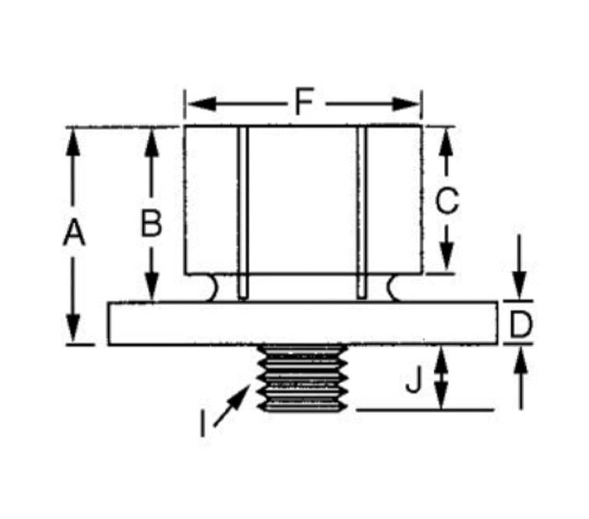 JERGENS EXPANSION CLAMP, 7075-T6 ALUMINUM, 9.85 ID, #10 - 68412
