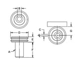 JERGENS KNIFE EDGE CLAMP, 3/8-16 - 68547