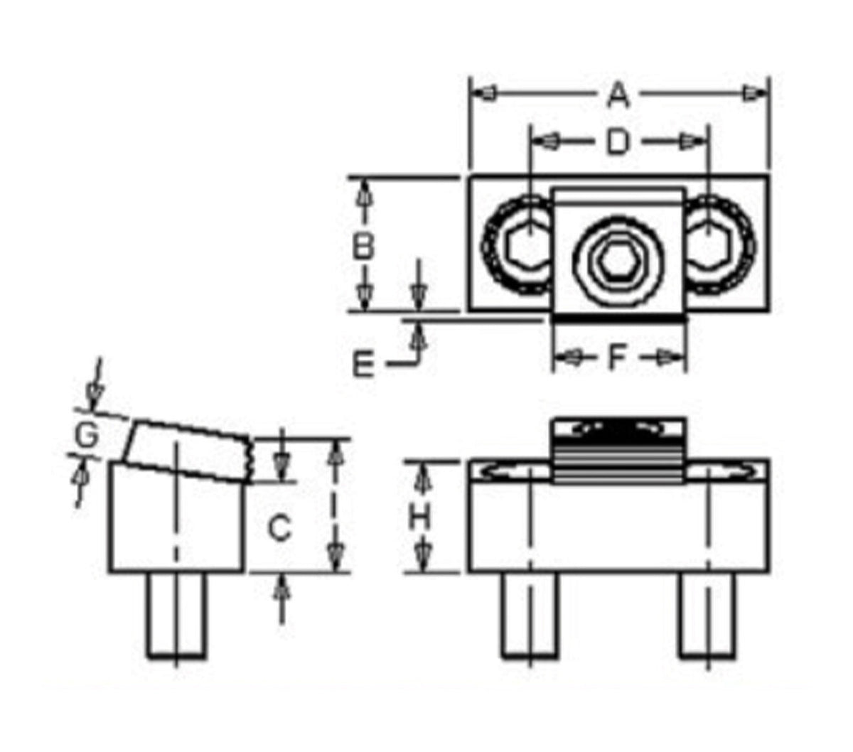 JERGENS CLAMP, MICRO TOE, .130, 1/2-13 MOUNTING SCREWS - 68733