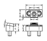 JERGENS CLAMP, MICRO TOE, .130, 1/2-13 MOUNTING SCREWS - 68733
