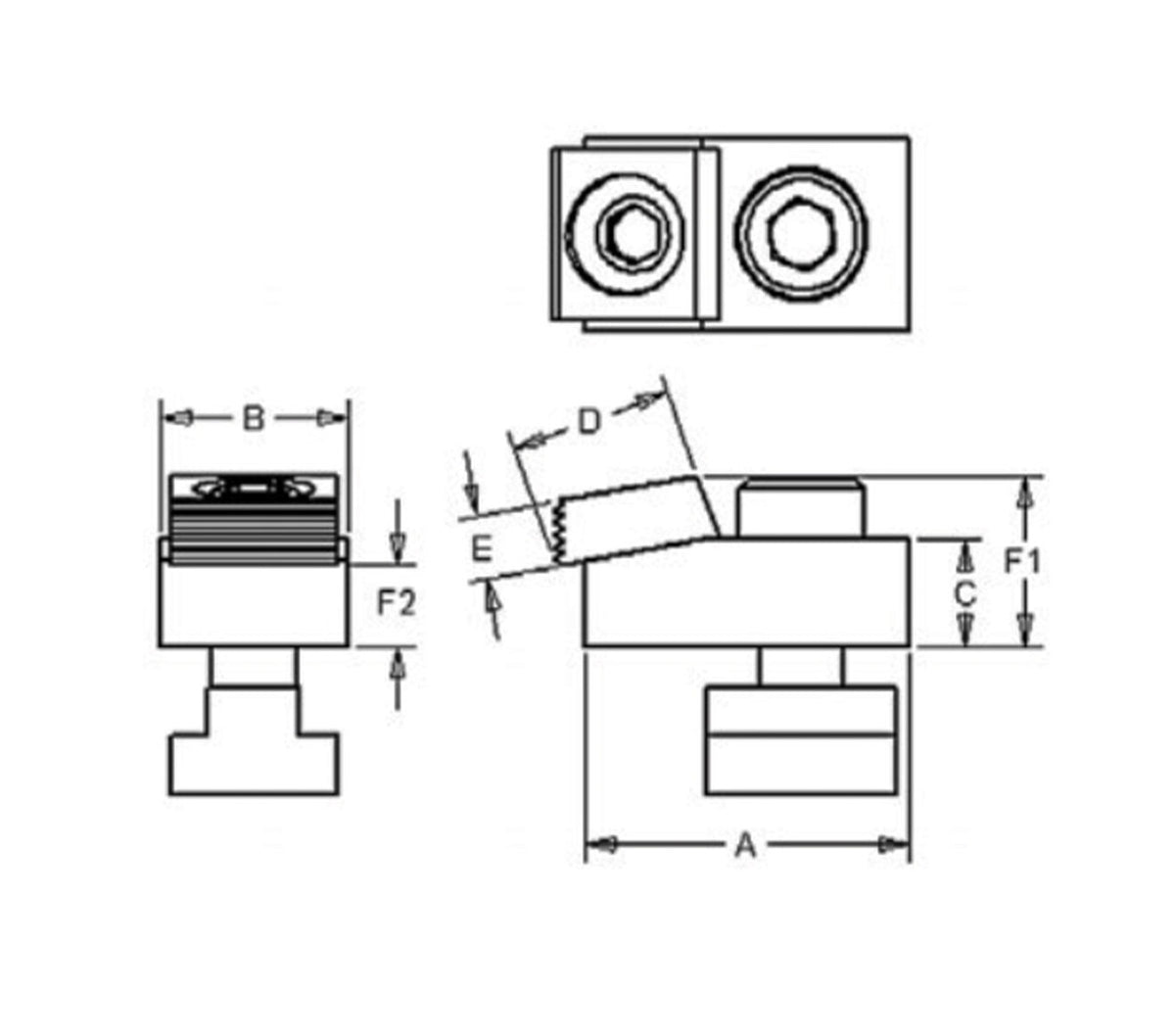 JERGENS CLAMP, MICRO T-SLOT TOE 5/8 - 68742