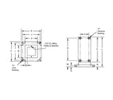 JERGENS TOOLING COLUMN, 400MM, 4 SIDE, FOR 250 X 500 FIXTURE PLATES - 69051