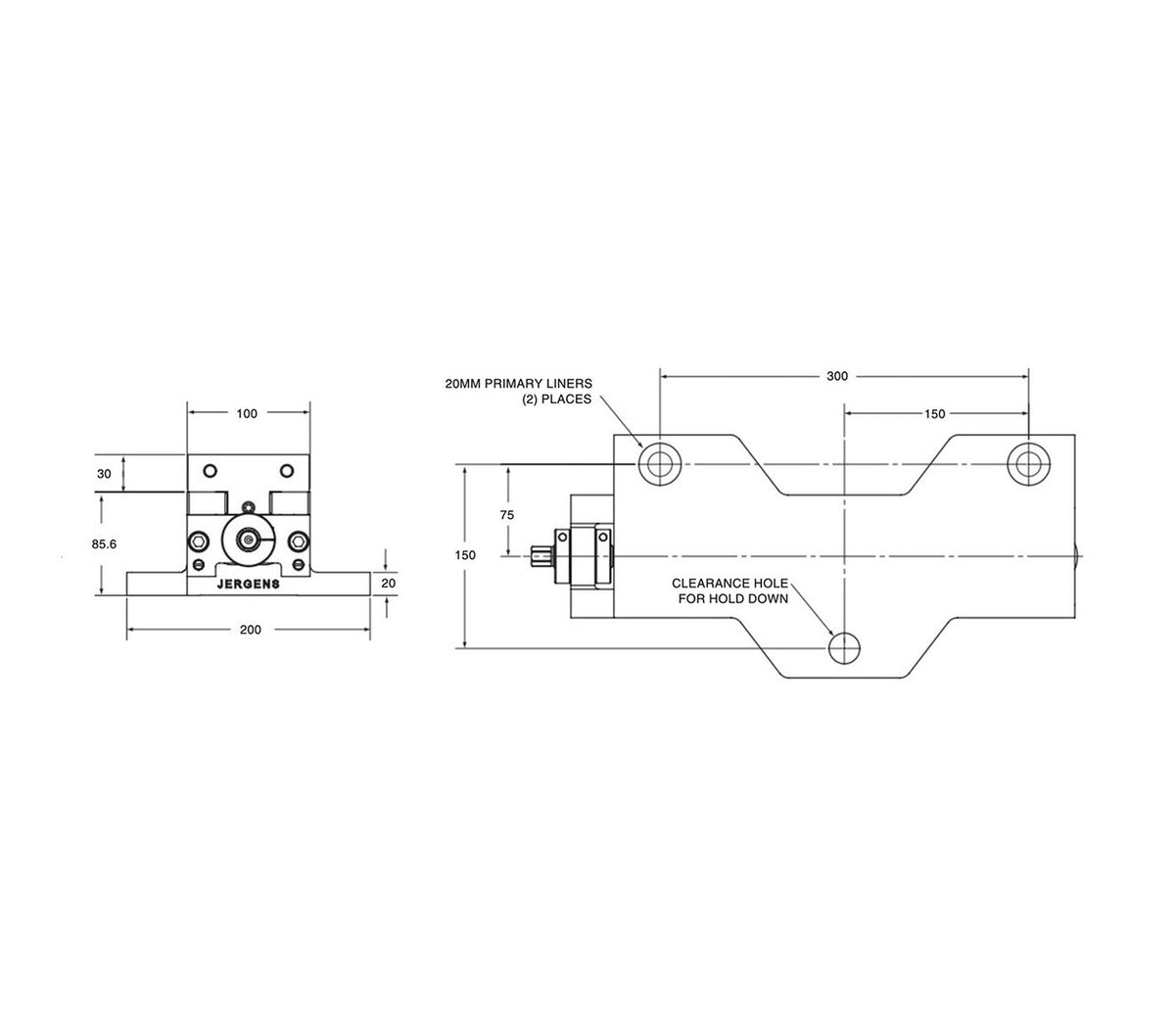 JERGENS PROD VISE, 100MM, SELF-CENTERING, BALL-LOCK, JIG SAW PATTERN - 69405SC