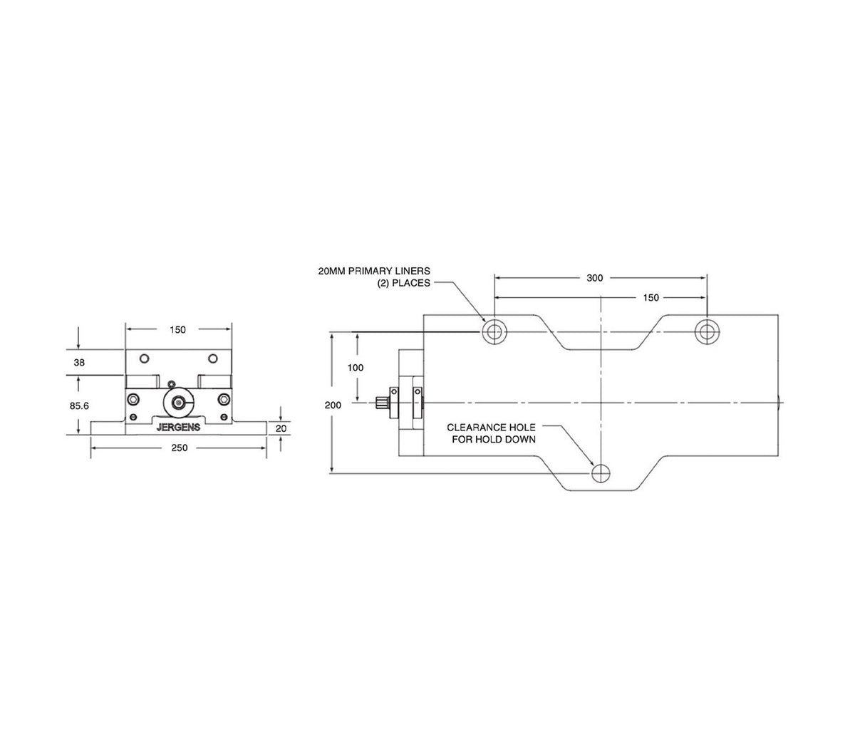 JERGENS PROD VISE, 150MM, SELF-CENTERING, BALL LOCK, JIG SAW PATTERN - 69406SC