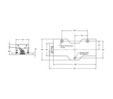 JERGENS PROD VISE, HYD 150MM,BALL LOCK, BASE, JIG SAW PATTERN - 69486