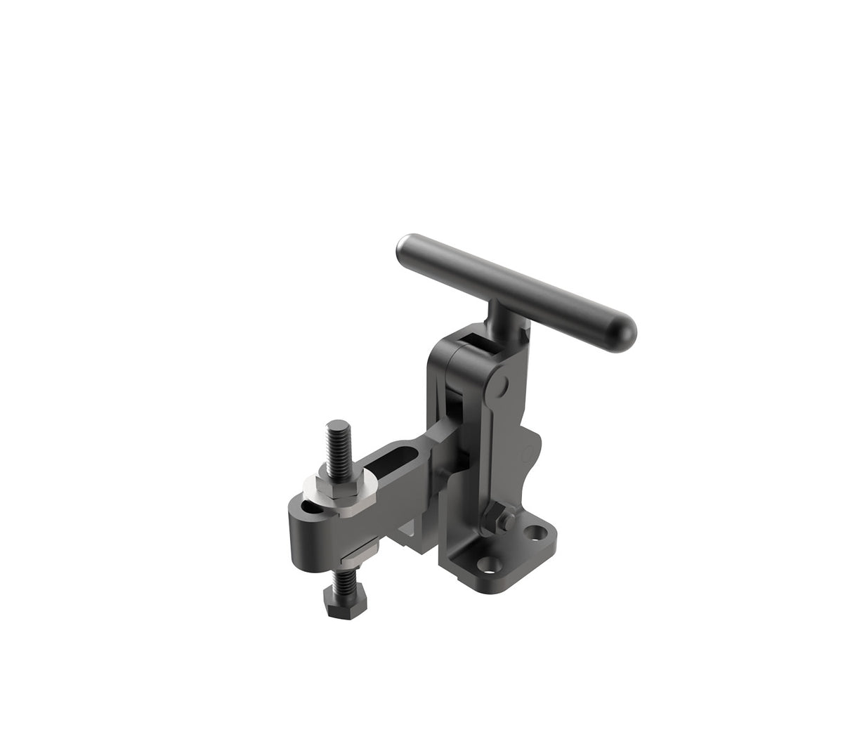 JERGENS HEAVY DUTY VERTICAL CLAMP, ADJUSTABLE U-BAR, FLANGED/BASE, TH, 660 - 72105