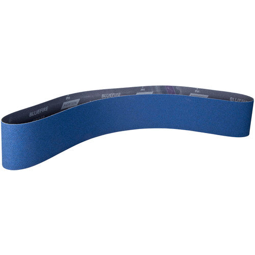 Norton Abrasives MH61B0227122 2 x 60" BlueFire Cloth Narrow Benchstand Belt 60 Grit R821P Zirconia Alumina