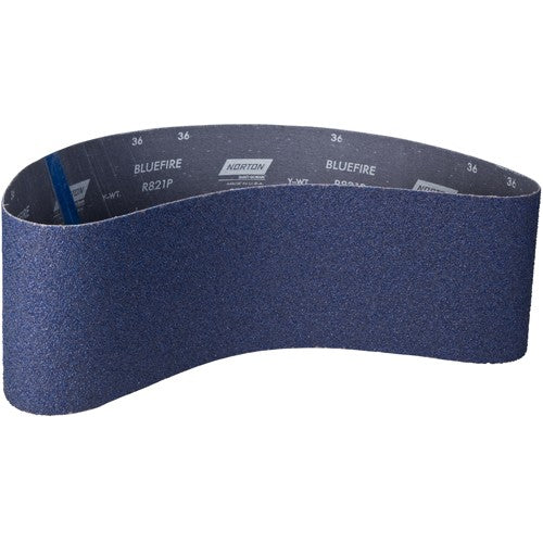 Norton Abrasives MH61B0627697 6" x 48" NorZon Plus R821 Narrow Belt 40 Grit Zirconia Alumina